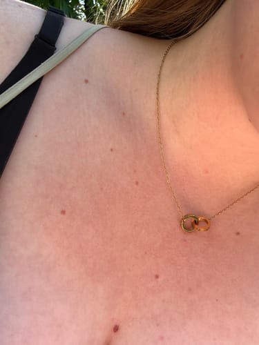 Customer photo review of Arianna Halskette | 18K vergoldet