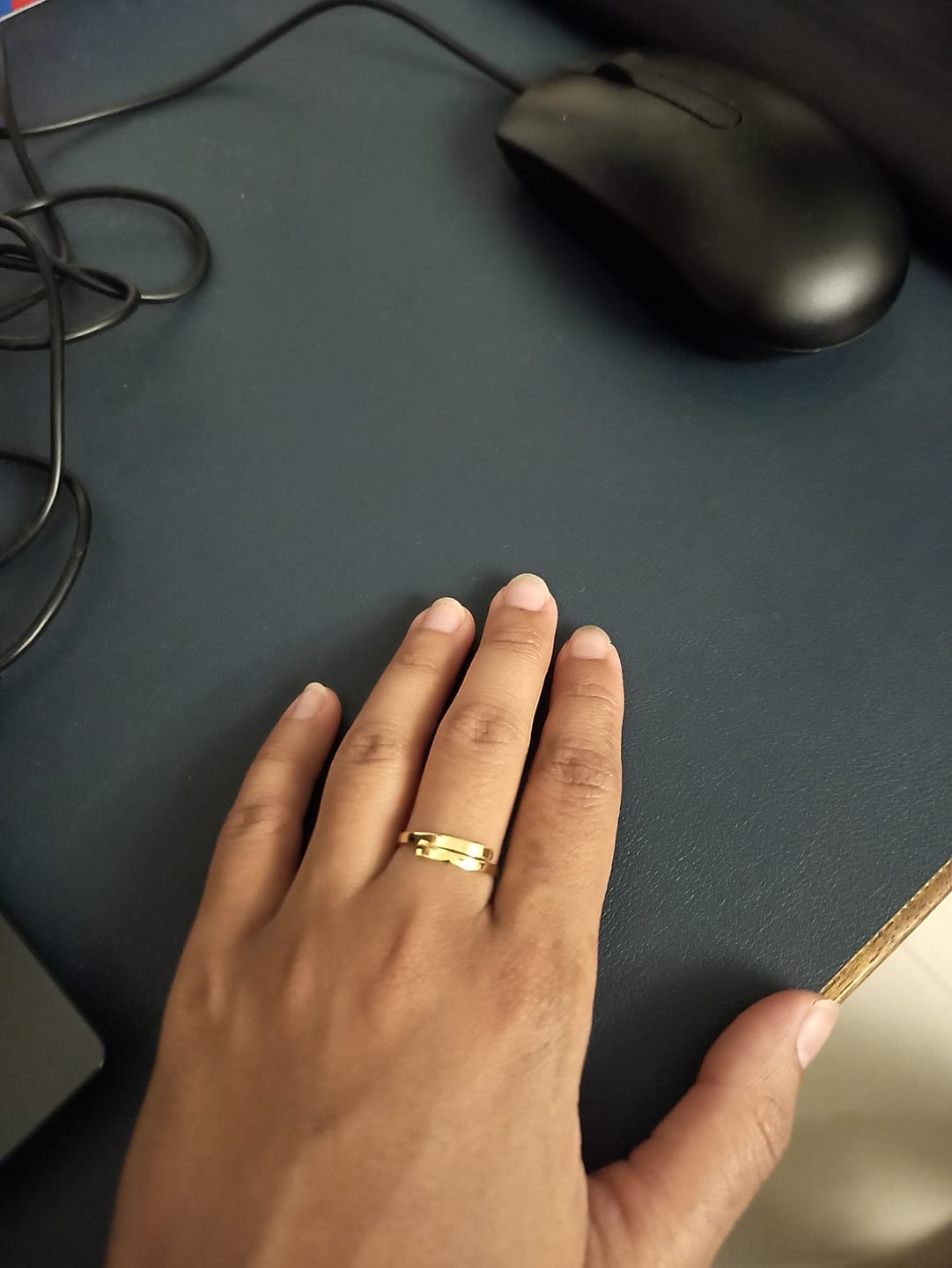 Customer photo review of Lovers Adjustable Ring
