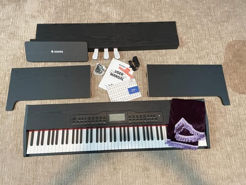 Customer photo review of Donner DDP-95 Upright Digital Piano