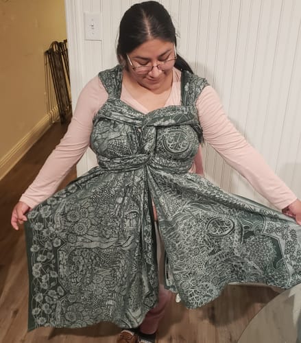 Customer photo review of Shire™ Westfarthing Woven Wrap by Oscha