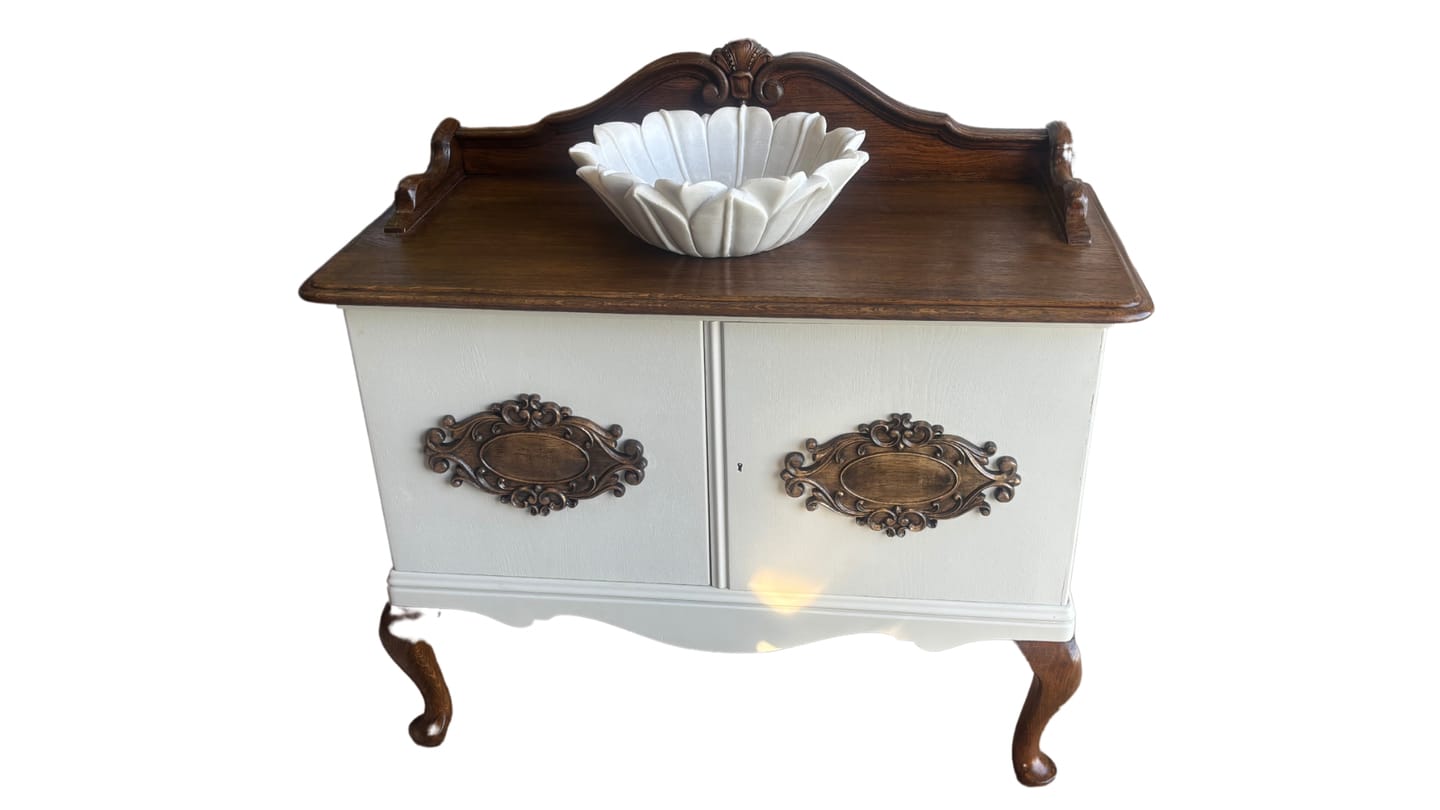 Customer photo review of White Marble Floral Wash Basin Sink