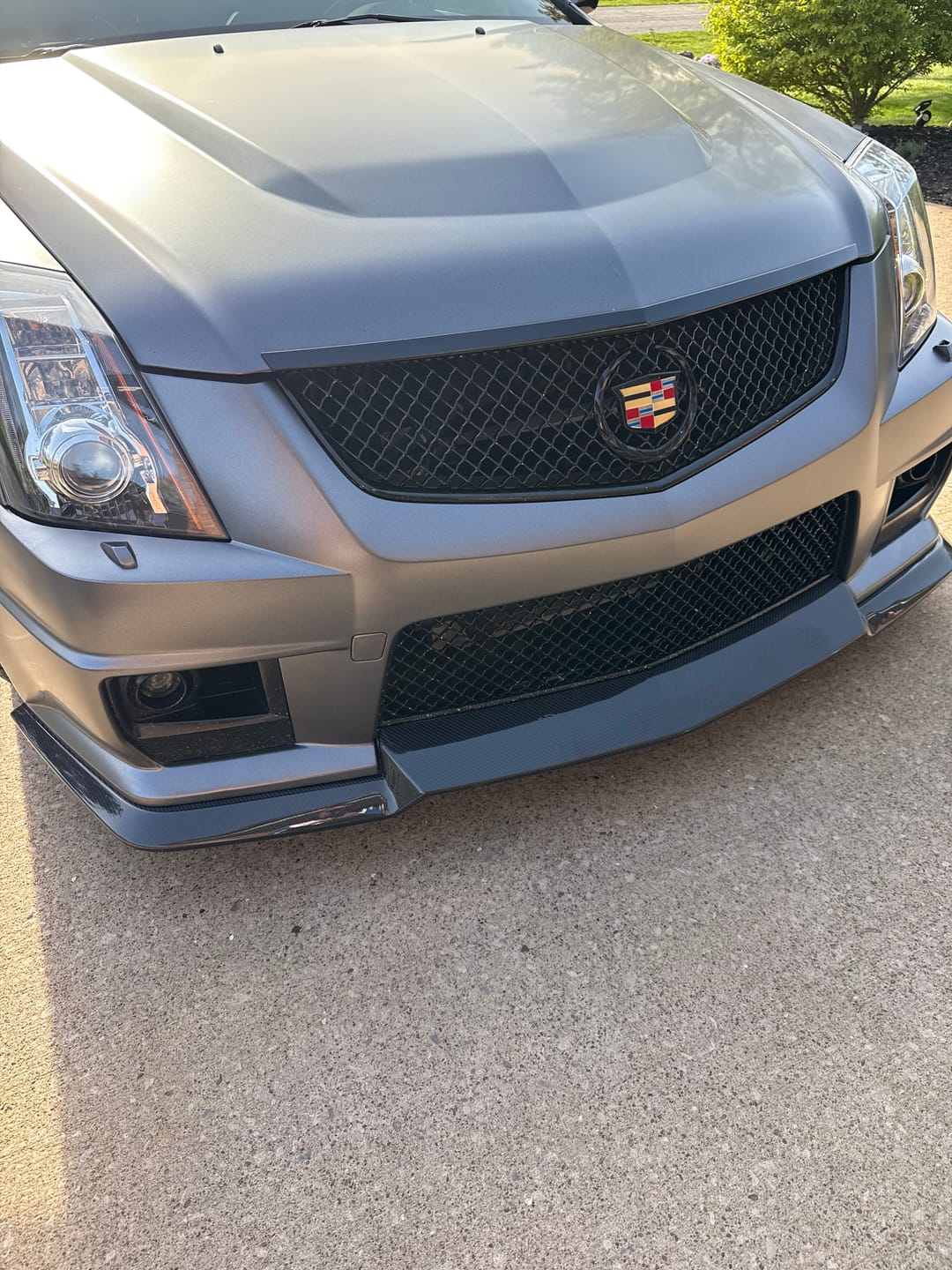 Customer photo review of 2009-15 Cadillac CTS-V Front Splitter Lip