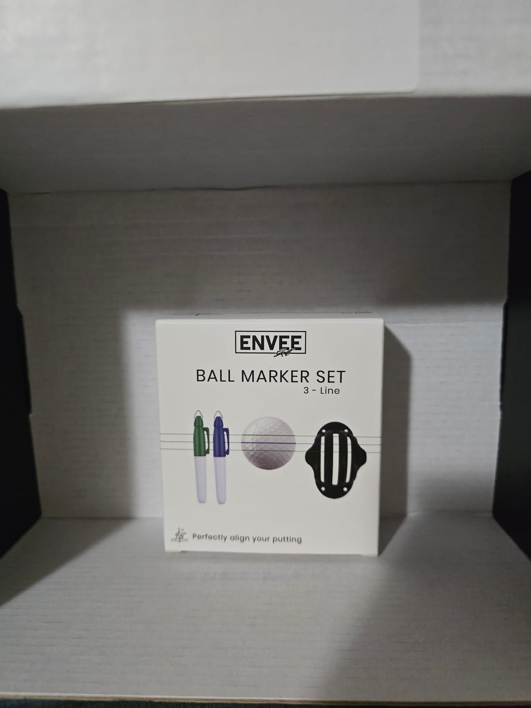 Customer photo review of Stretch Belt & Ball Marker Set