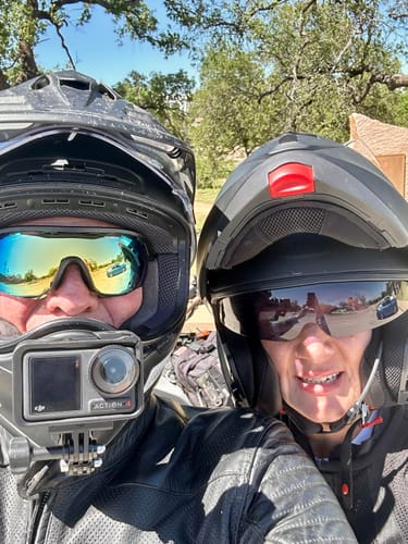 Customer photo review of Shoei Hornet X2/ADV Camera Mount