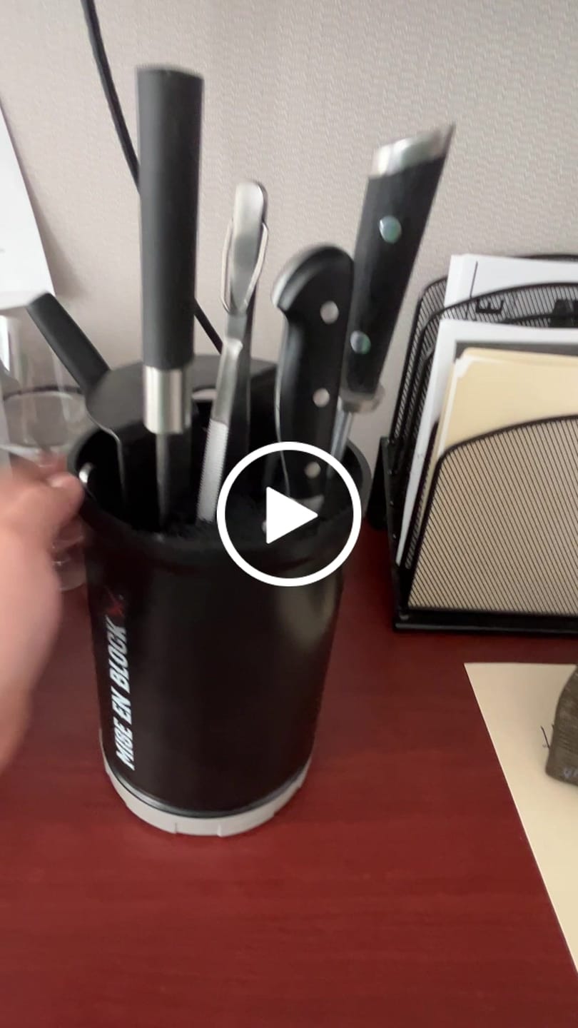 Customer video review of Mise En Block