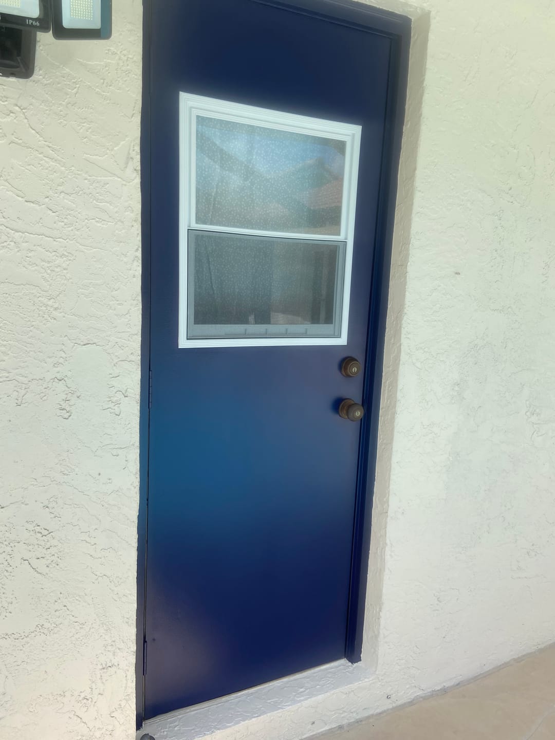 Customer photo review of Venting 1 Lite Glass and Frame Kit (Half Lite)