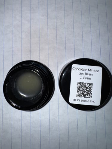 Customer photo review of Chocolate Mimosa Live Resin
