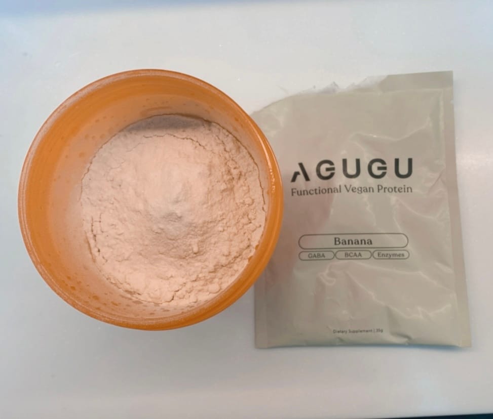 Customer photo review of 全素 豌豆蛋白飲－隨手包｜香蕉牛奶風味