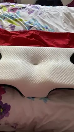 Customer photo review of CERVICAL NECK RELIEF PILLOW - 50% OFF