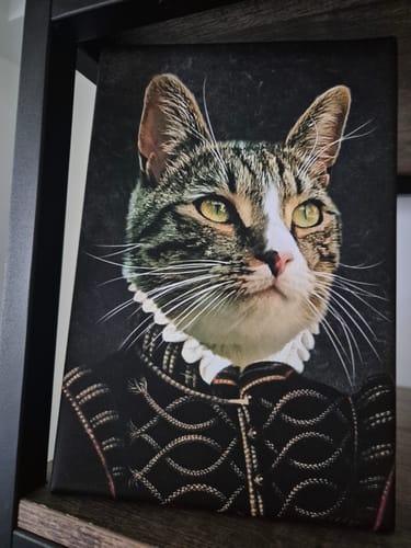 Customer photo review of Klassiek Huisdier Portret