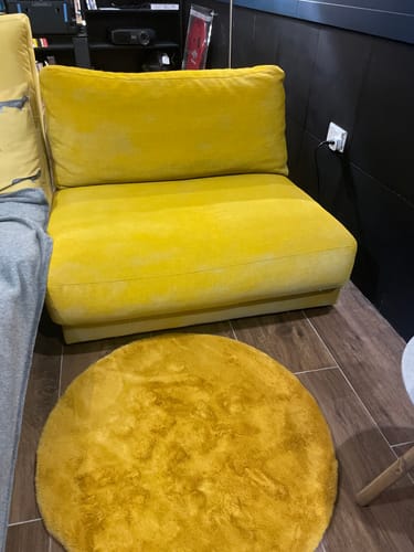 Customer photo review of Fabric Paint -- Mustard Yellow