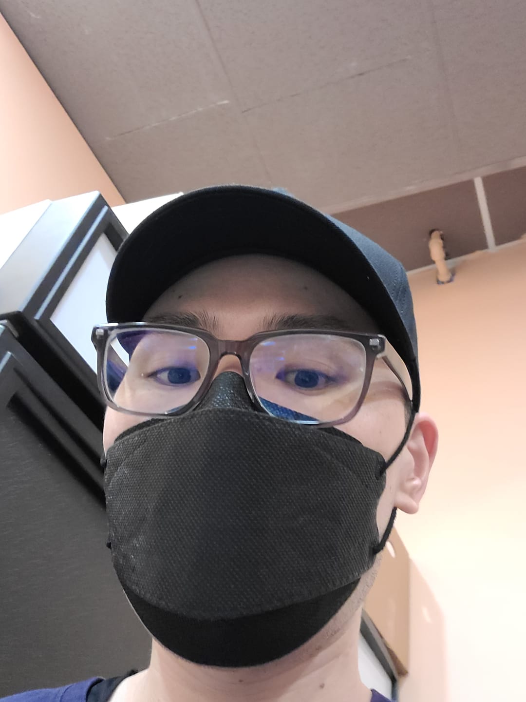 Customer photo review of N95 Respirator Face Mask Made in Canada (Small)
