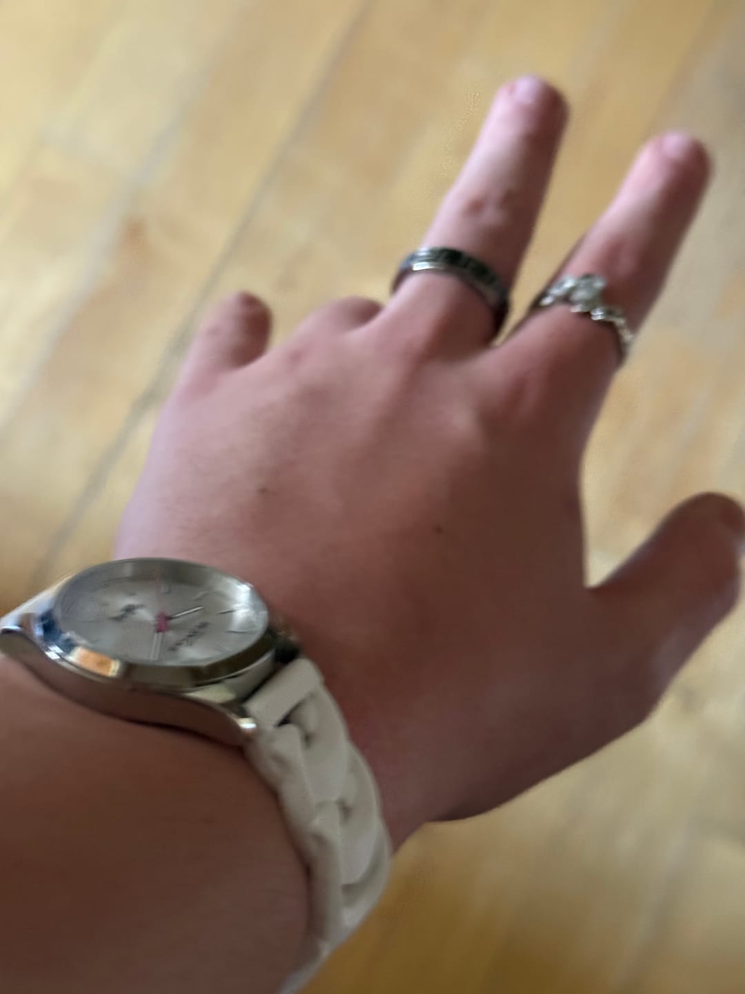 Customer photo review of 6mm Greek Key Band