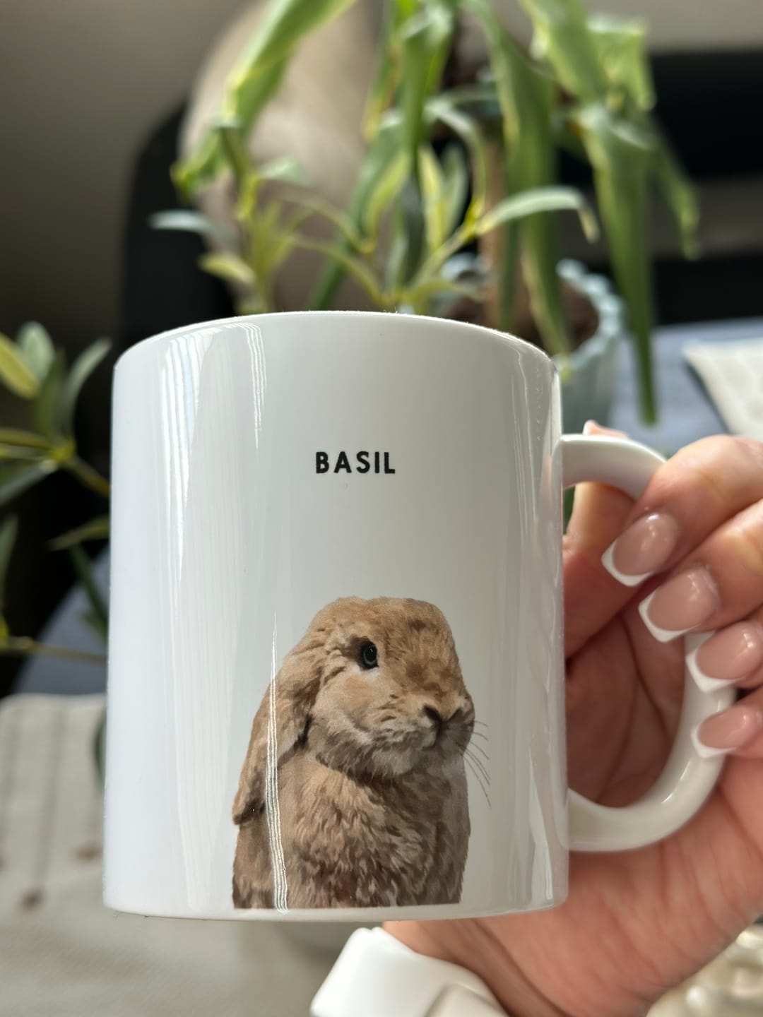 Customer photo review of Custom Pet Portrait Mug
