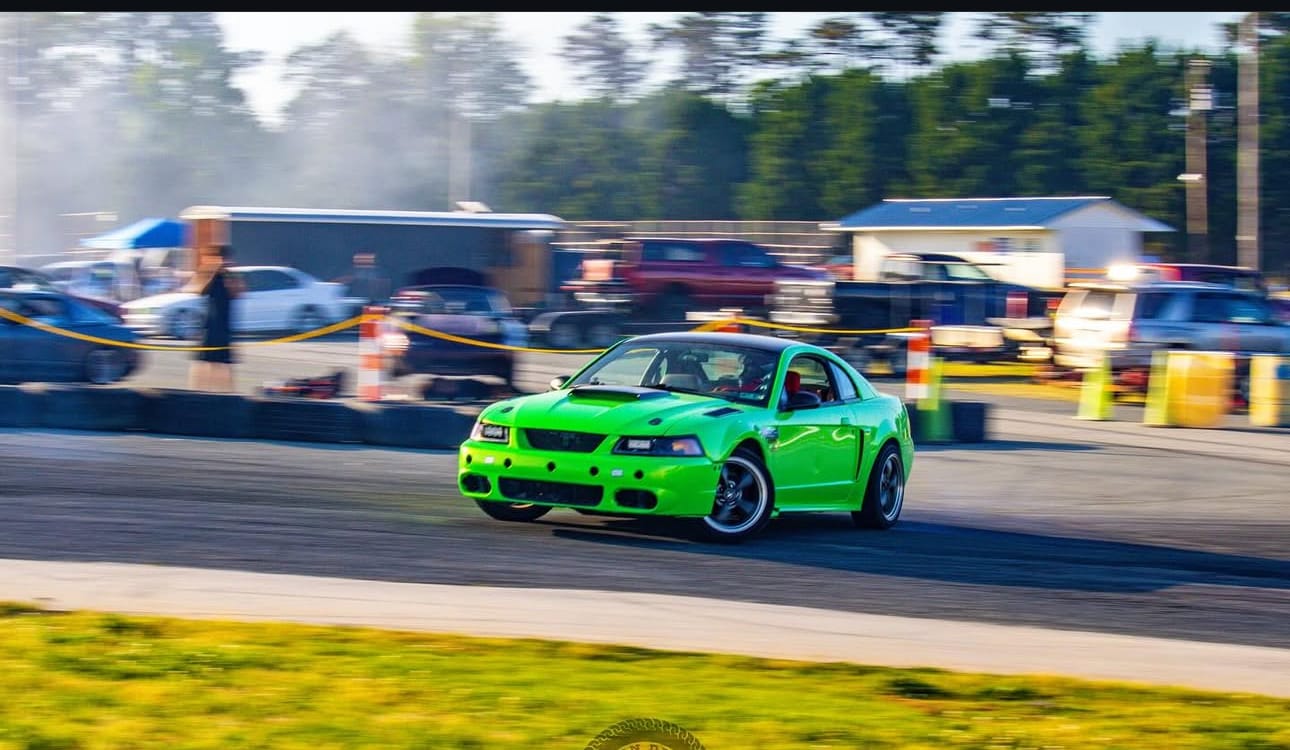 Customer photo review of Candy Metallic Neon Green vinyl wrap
