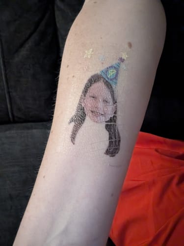 Customer photo review of Kids Party Hat