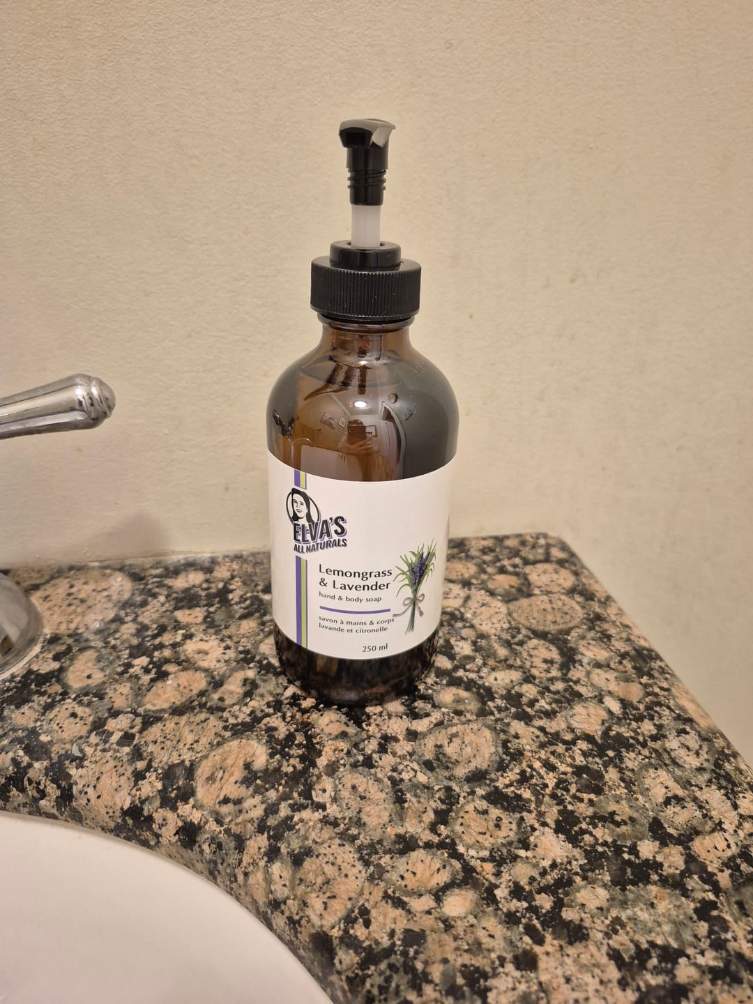 Customer photo review of Lemongrass & Lavender Hand & Body Soap