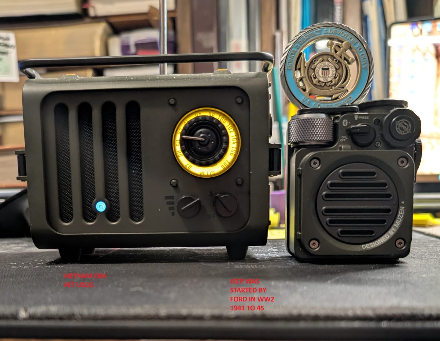 Customer photo review of MUZEN Wild Jeep Portable FM Radio & Bluetooth Speaker