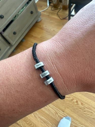 Customer photo review of James Bracelet - Silver