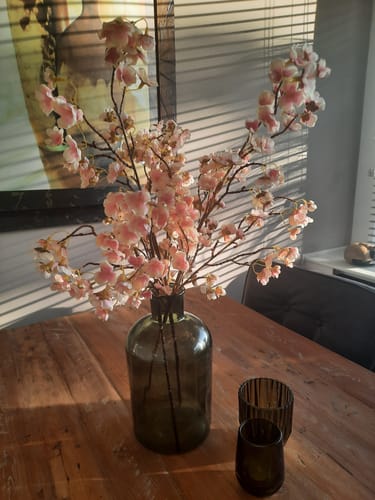 Customer photo review of Zijden Bloesem - Oudroze (3 stengels)