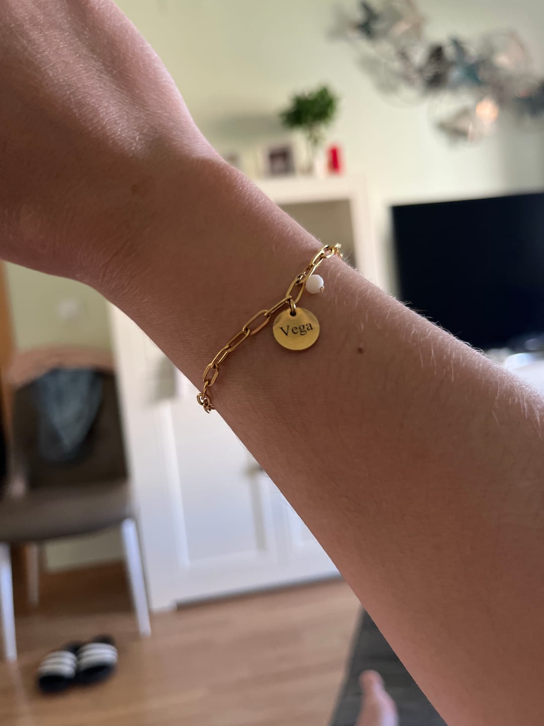 Customer photo review of Pulsera Alianza - Personalizado