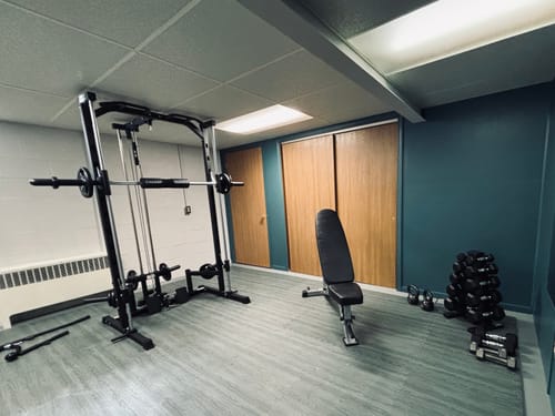 Customer photo review of RitFit PSR05 2.0 Multifunctional Smith Machine Power Rack with LAT-Pull Down System