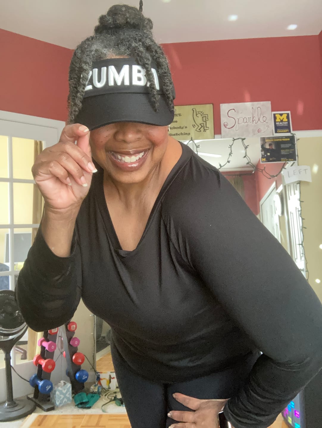 Customer photo review of Zumba Core Visor