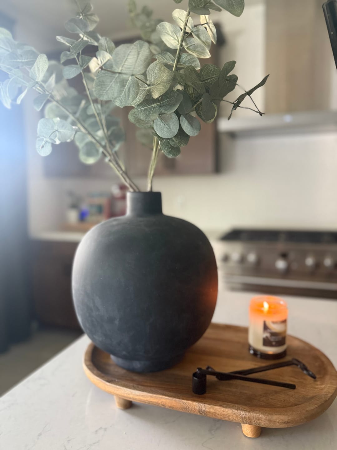Customer photo review of J+J Natural Soy Candle | Hazelnut Coffee