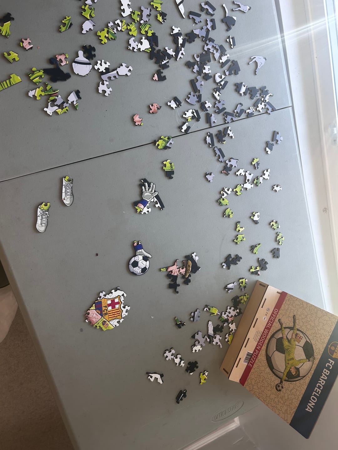 Customer photo review of Marc-André Ter Stegen - Wooden Puzzle