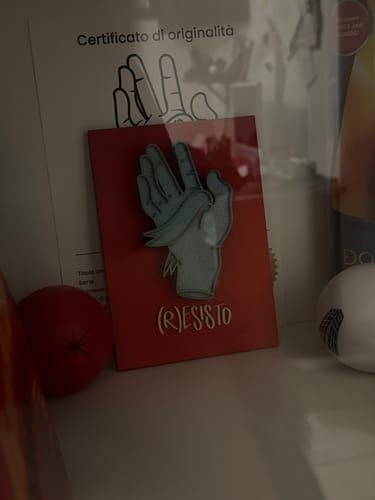 Customer photo review of Tela tridimensionale (R)ESISTO