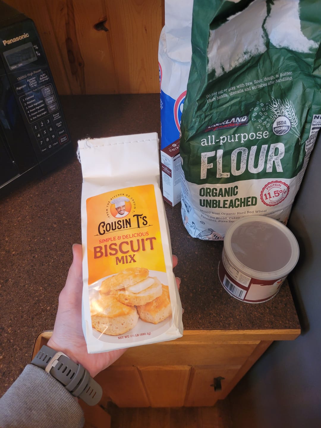 Customer photo review of Cousin T's Biscuit Mix