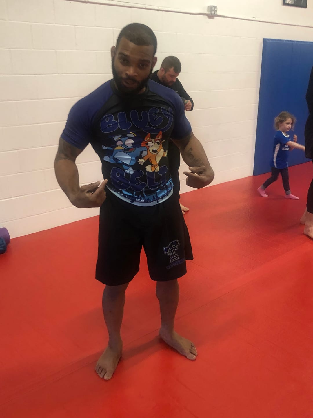 Customer photo review of The Slayer Premium Bjj Rash Guard For Men/Women