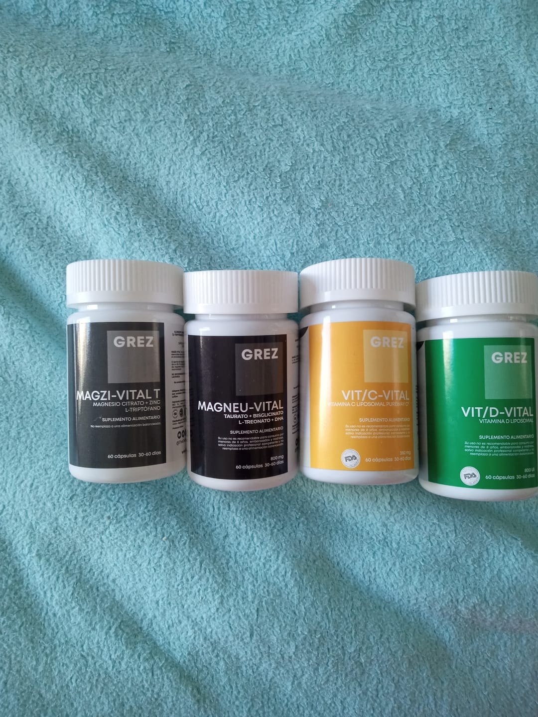 Customer photo review of MAGZI-VITAL T - Magnesio bisglicinato + Zinc + Aminoácido para el Sueño - 60 cápsulas