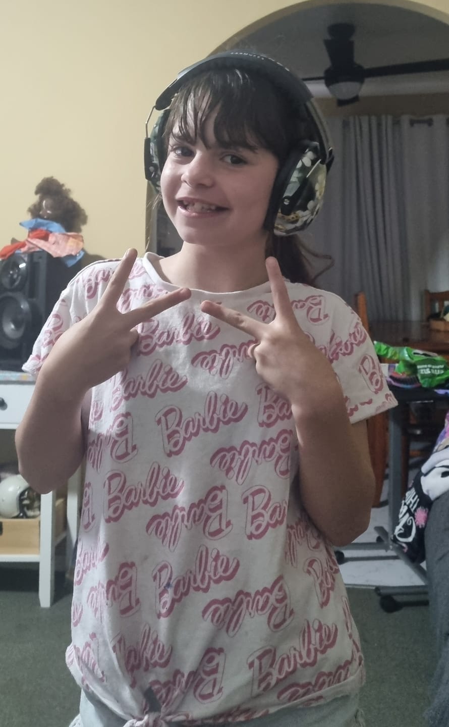 Customer photo review of SoftSounds Earmuffs ~ Various designs