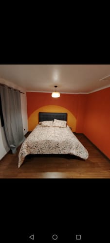 Customer photo review of Lampara Colgante Techo Ratan Modelo OLIVA