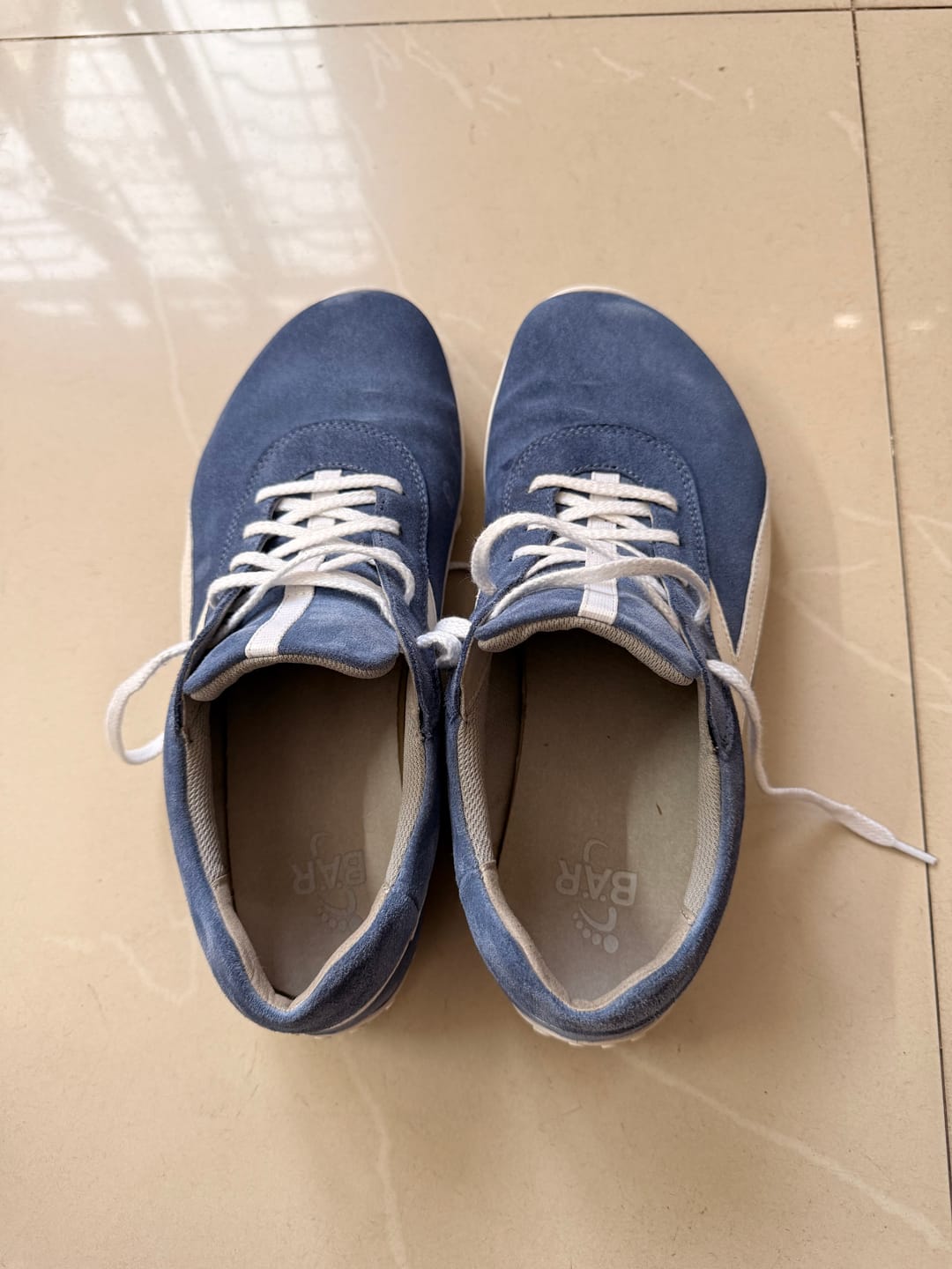 Customer photo review of Bear NeXGen Barefoot Shoes For Men & Women - Blue (Vibram Sole)