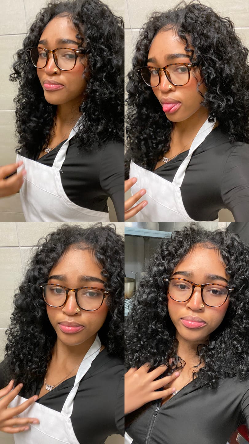 Customer photo review of Outre Quick Weave Half Wig PENNY 26 Inch