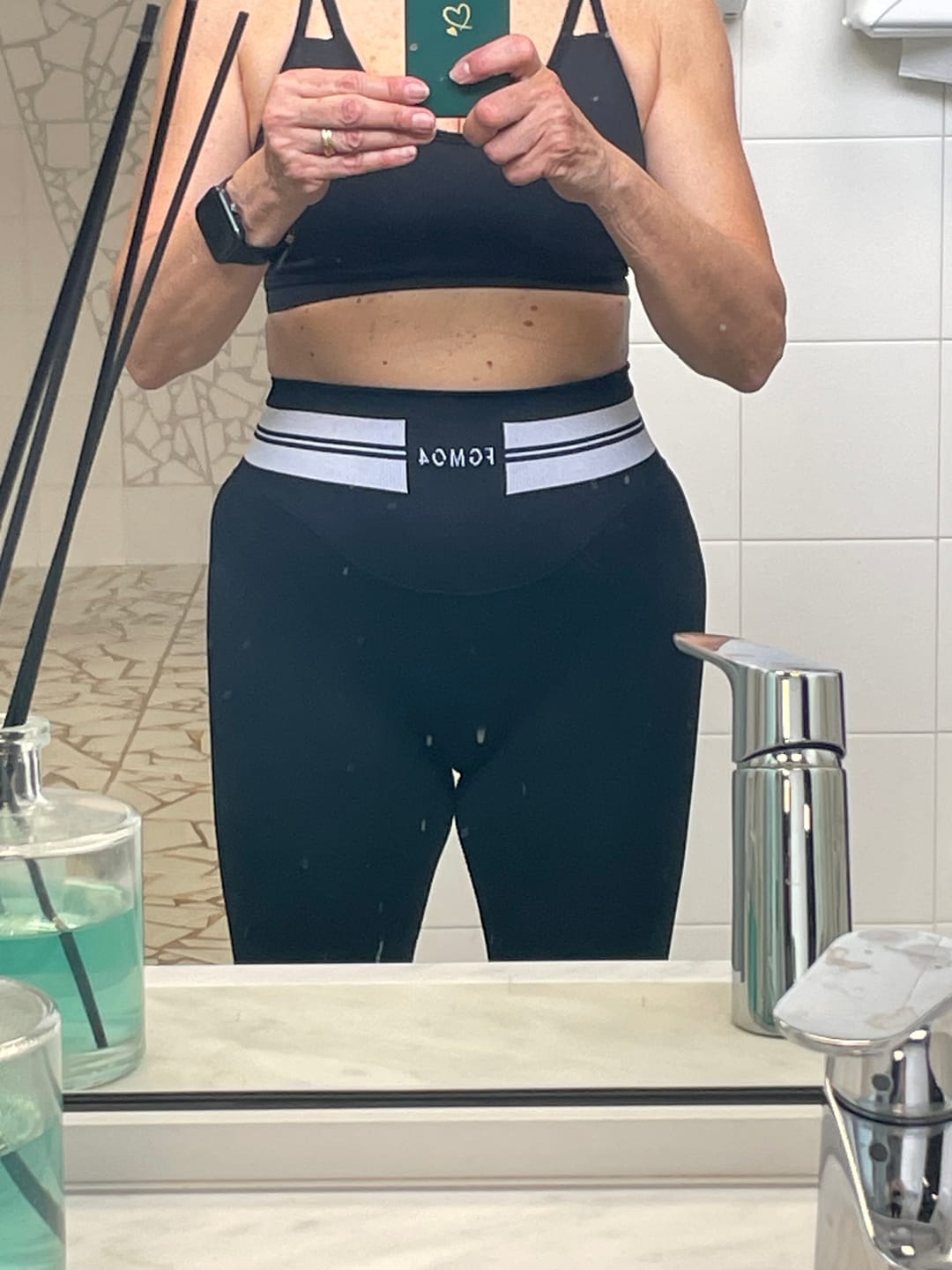 Customer photo review of Leggings Push Up Candy Bubble Cryofir Nero