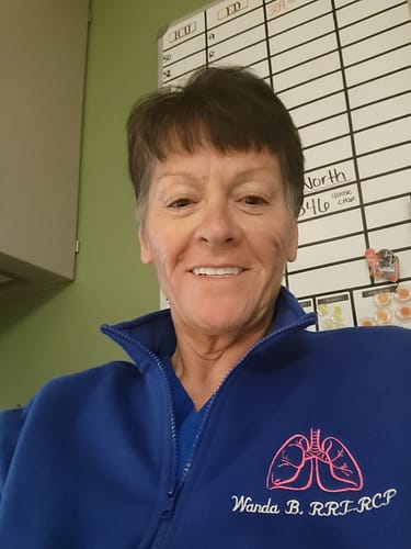 Customer photo review of Brooke District Unisex 1/4 Zip Healthcare Sweatshirt