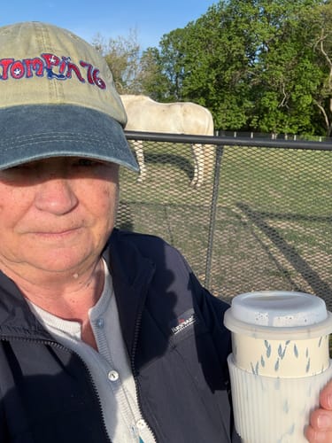 Customer photo review of Orchid Cup 16oz (Includes Lid & Band)