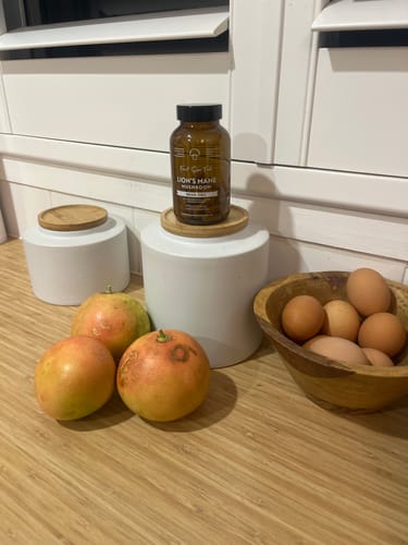 Customer photo review of Australian Grown Lions Mane Mushroom Capsules