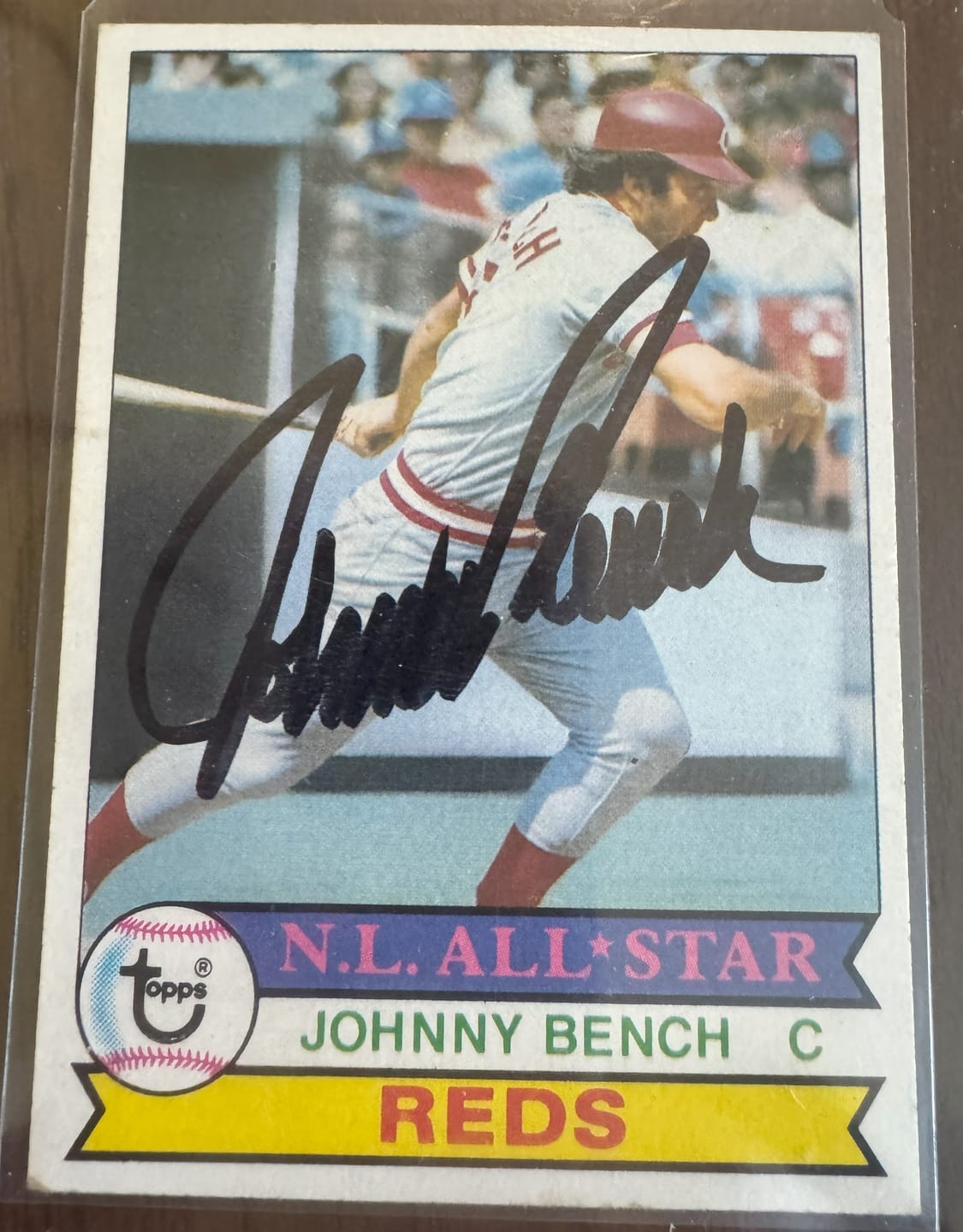 Customer photo review of JOHNNY BENCH AUTOGRAPH SIGNING