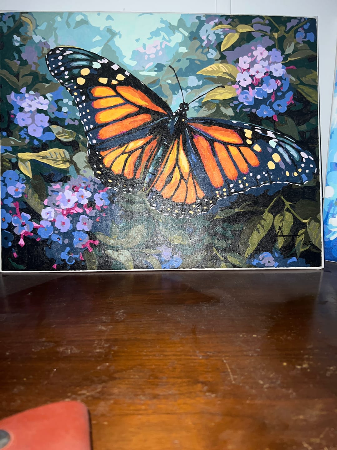 Customer photo review of Monarch Butterfly Painting