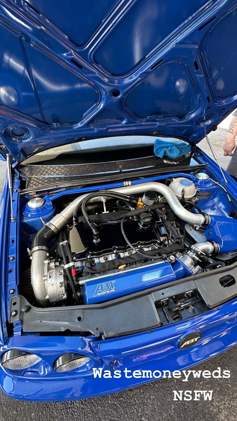 Customer photo review of Motion Raceworks Top Loader Billet Oil Catch Can Gold Anodized ( Dual 10 AN Port )