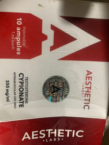 Customer photo review of Testosterona Cypionato 350 MG Aesthetic Labs