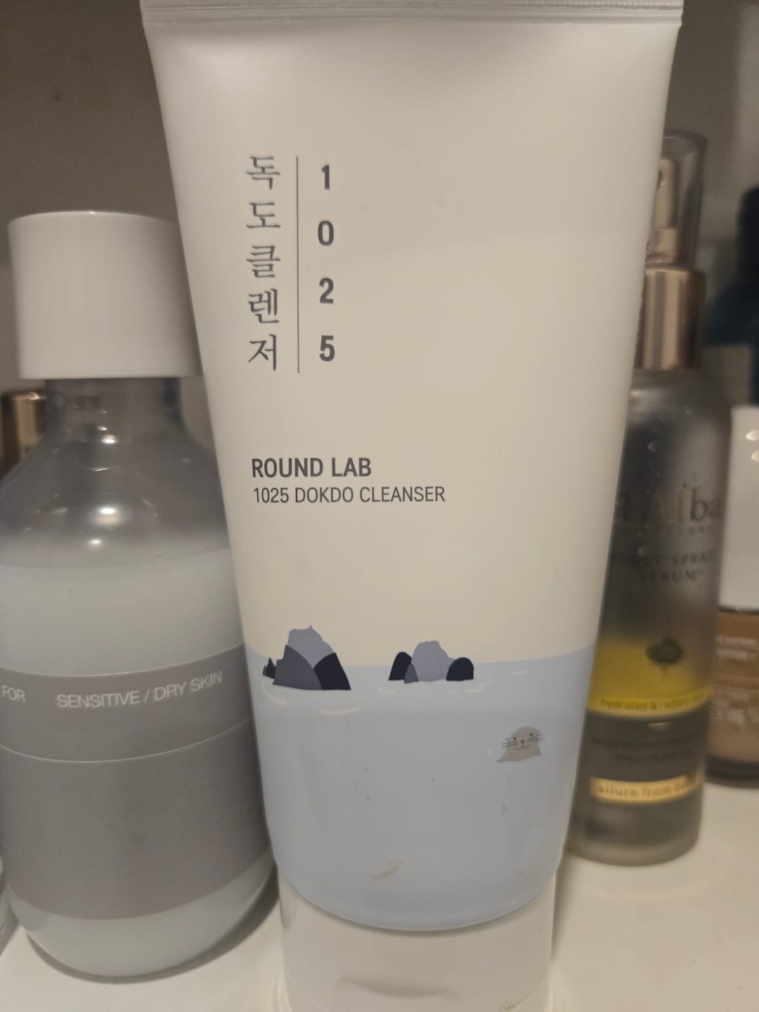 Customer photo review of Maigas putiņas sejas mazgāšanai ar jūras ūdeni Round Lab1025 Dokdo Cleanser