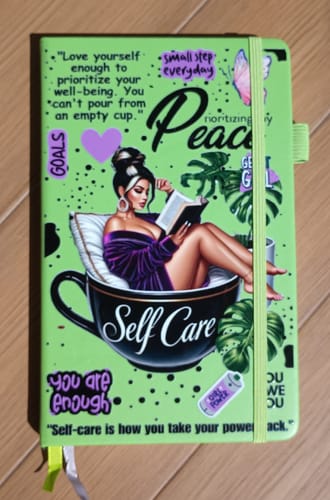 Rosalind M. review of UV DTF Planner Cover Decal - (Purple) Goals and Selfcare image 1 out of 1