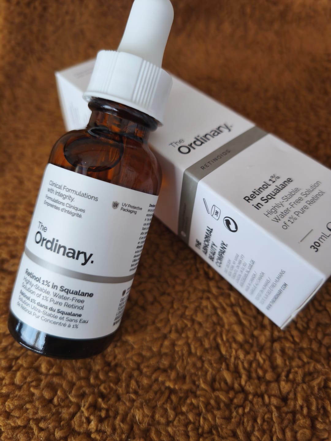 Customer photo review of Retinol 1% in Squalane