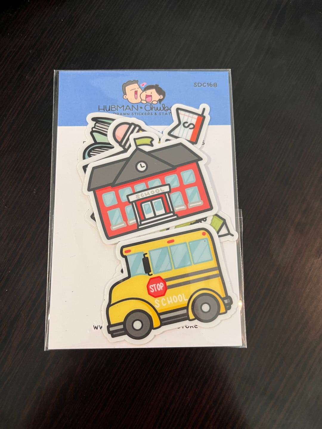 Customer photo review of Back to School Die Cut Stickers