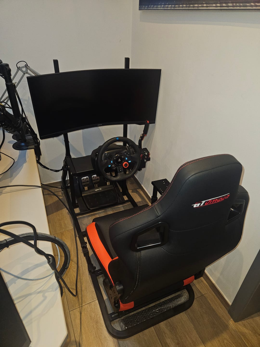 Customer photo review of ART Simulator Single Monitor Mount